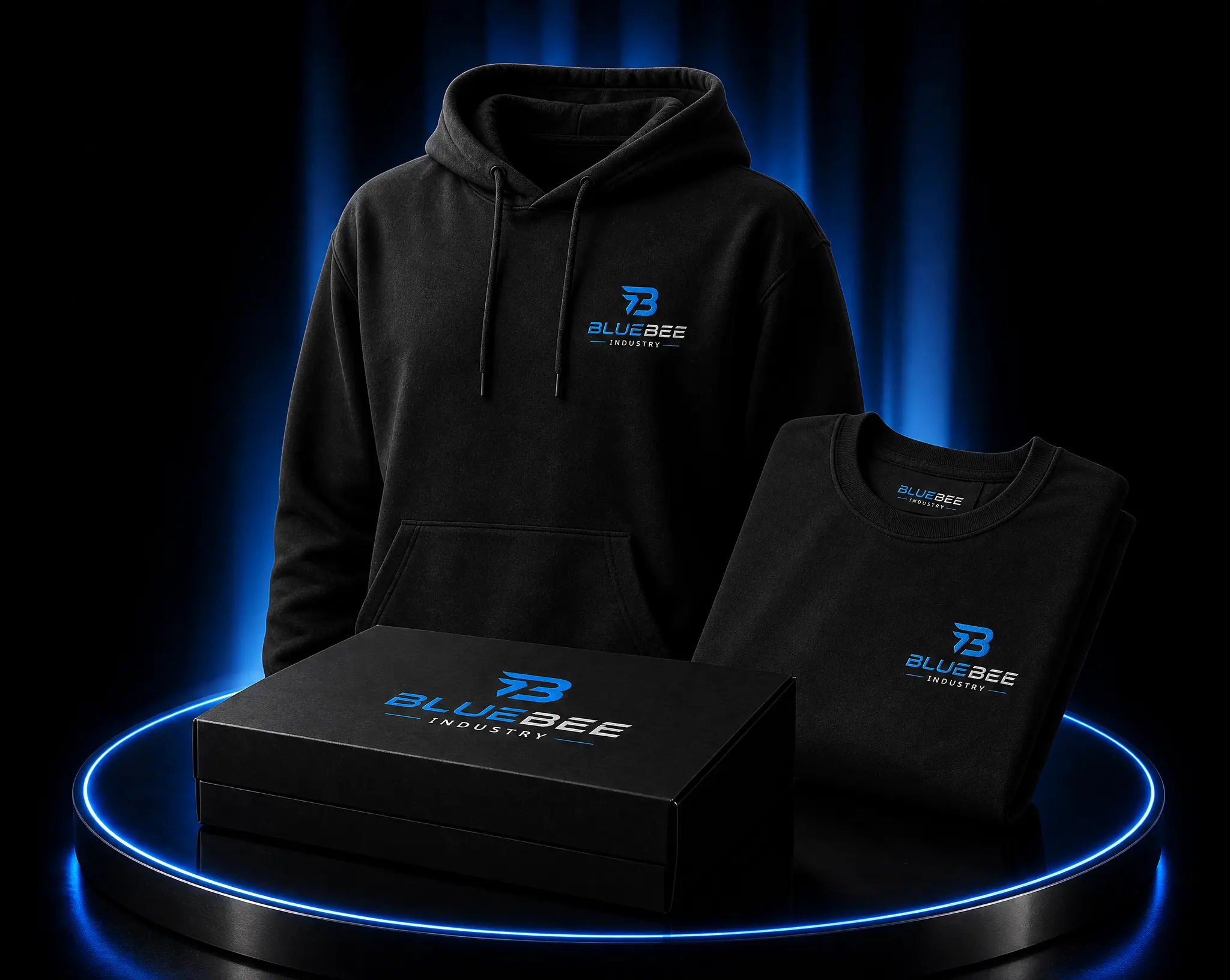 BlueBee Industry apparel and packaging